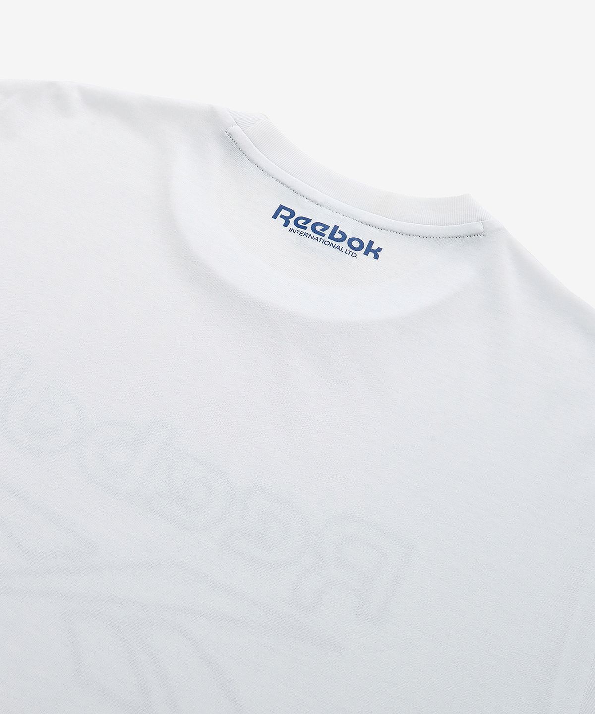 리복(REEBOK) 빅 로고 그래픽 티셔츠 - 화이트