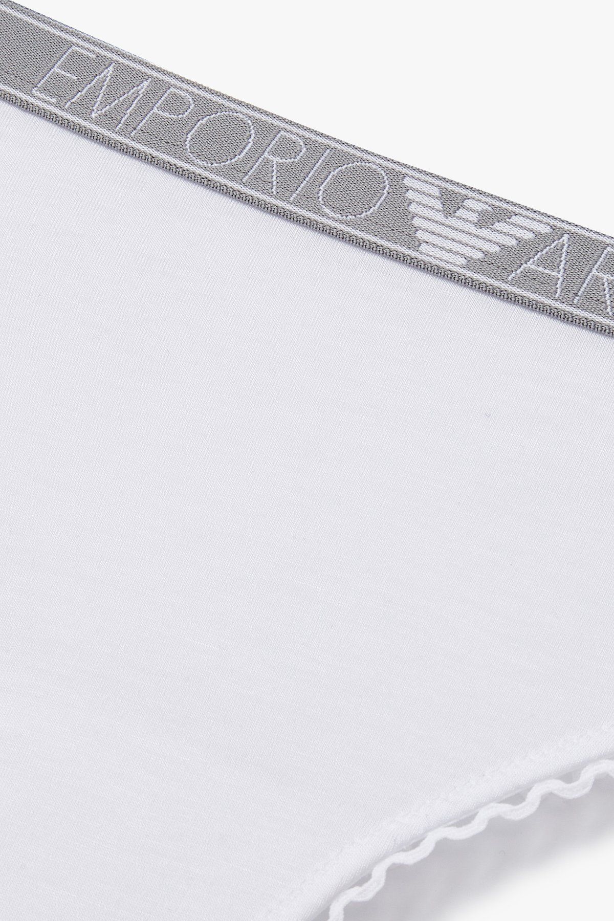 엠포리오 아르마니 언더웨어(EMPORIO ARMANI UNDERWEAR) 여성 플라워 자수 브라질리언 브리프_화이트_0824111515