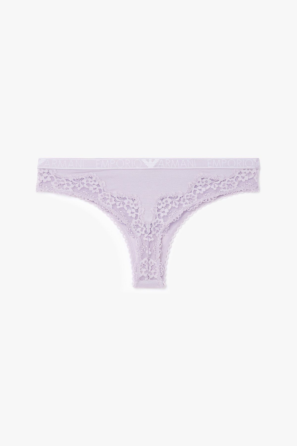 엠포리오 아르마니 언더웨어(EMPORIO ARMANI UNDERWEAR) 여성 플라워 자수 브라질리언 브리프_바이올렛_0824111517