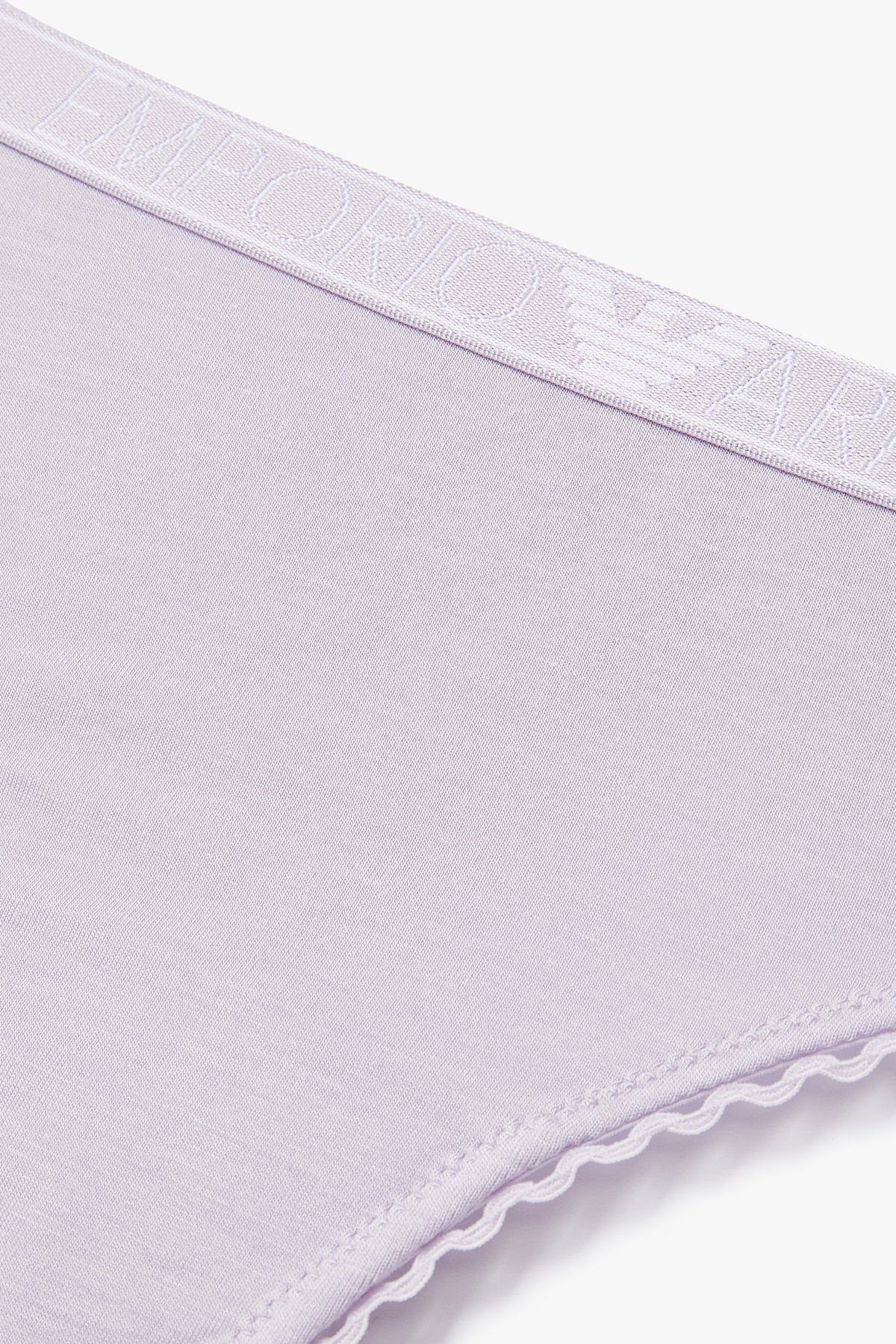 엠포리오 아르마니 언더웨어(EMPORIO ARMANI UNDERWEAR) 여성 플라워 자수 브라질리언 브리프_바이올렛_0824111517