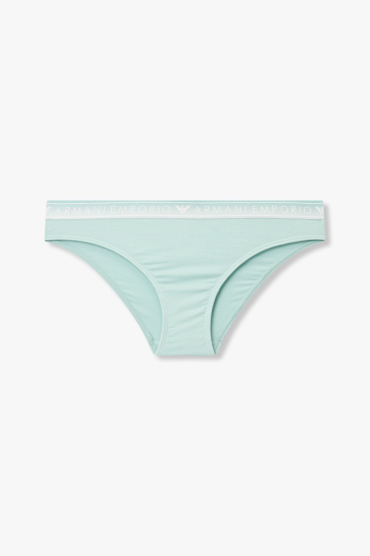 엠포리오 아르마니 언더웨어(EMPORIO ARMANI UNDERWEAR) 여성 그라데이션 로고 밴딩 브리프_민트_0824111523