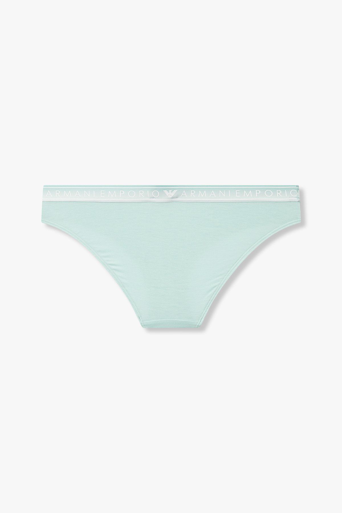 엠포리오 아르마니 언더웨어(EMPORIO ARMANI UNDERWEAR) 여성 그라데이션 로고 밴딩 브리프_민트_0824111523