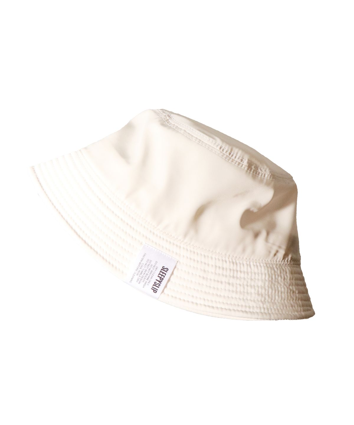 슬리피슬립(SLEEPYSLIP) SATIN WHITE BUCKET HAT