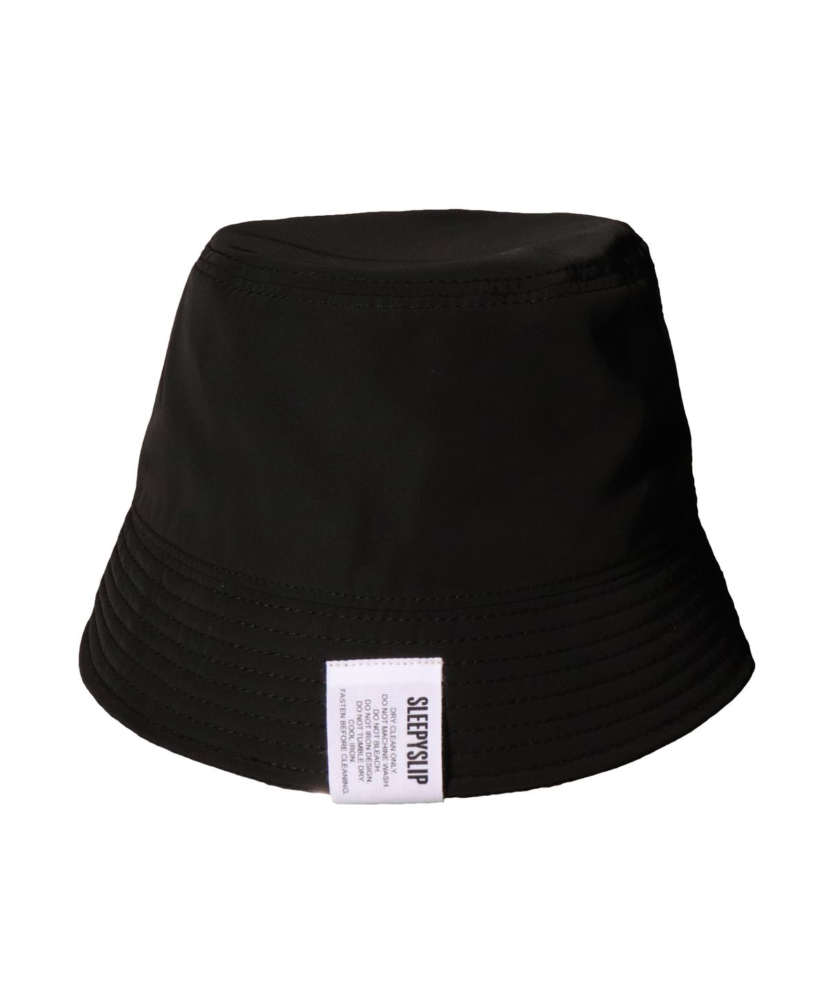슬리피슬립(SLEEPYSLIP) SATIN BLACK BUCKET HAT
