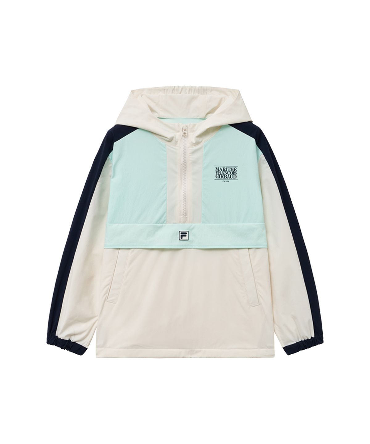 마리떼 키즈(MARITHÉ KIDS) MFG X FILA KIDS CLASSIC LOGO ANORAK navy