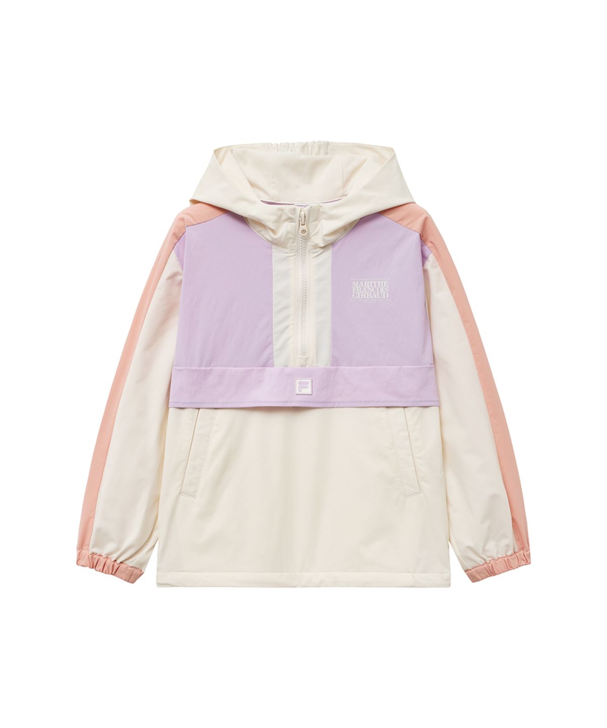 마리떼 키즈(MARITHÉ KIDS) MFG X FILA KIDS CLASSIC LOGO ANORAK pink