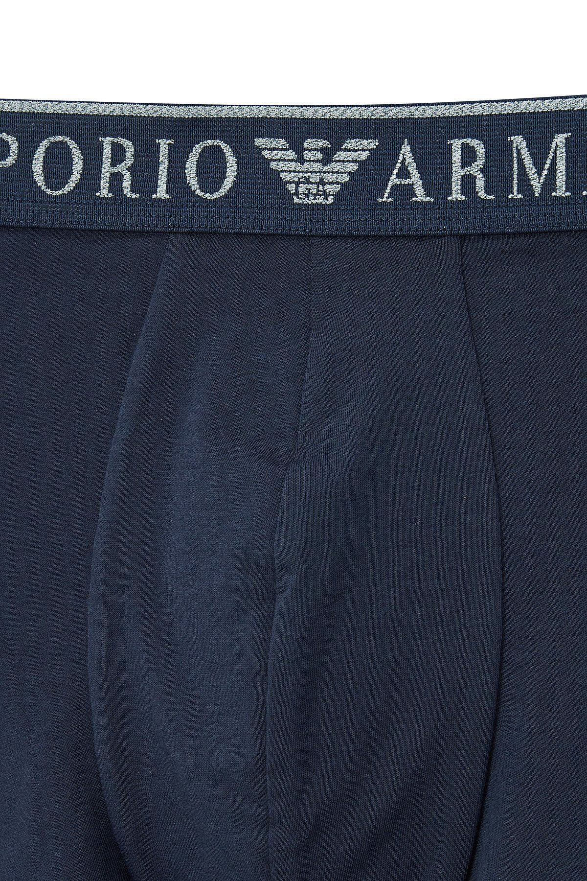 엠포리오 아르마니 언더웨어(EMPORIO ARMANI UNDERWEAR) 남성 엠보싱 로고 밴드 드로즈_마린_0814112070