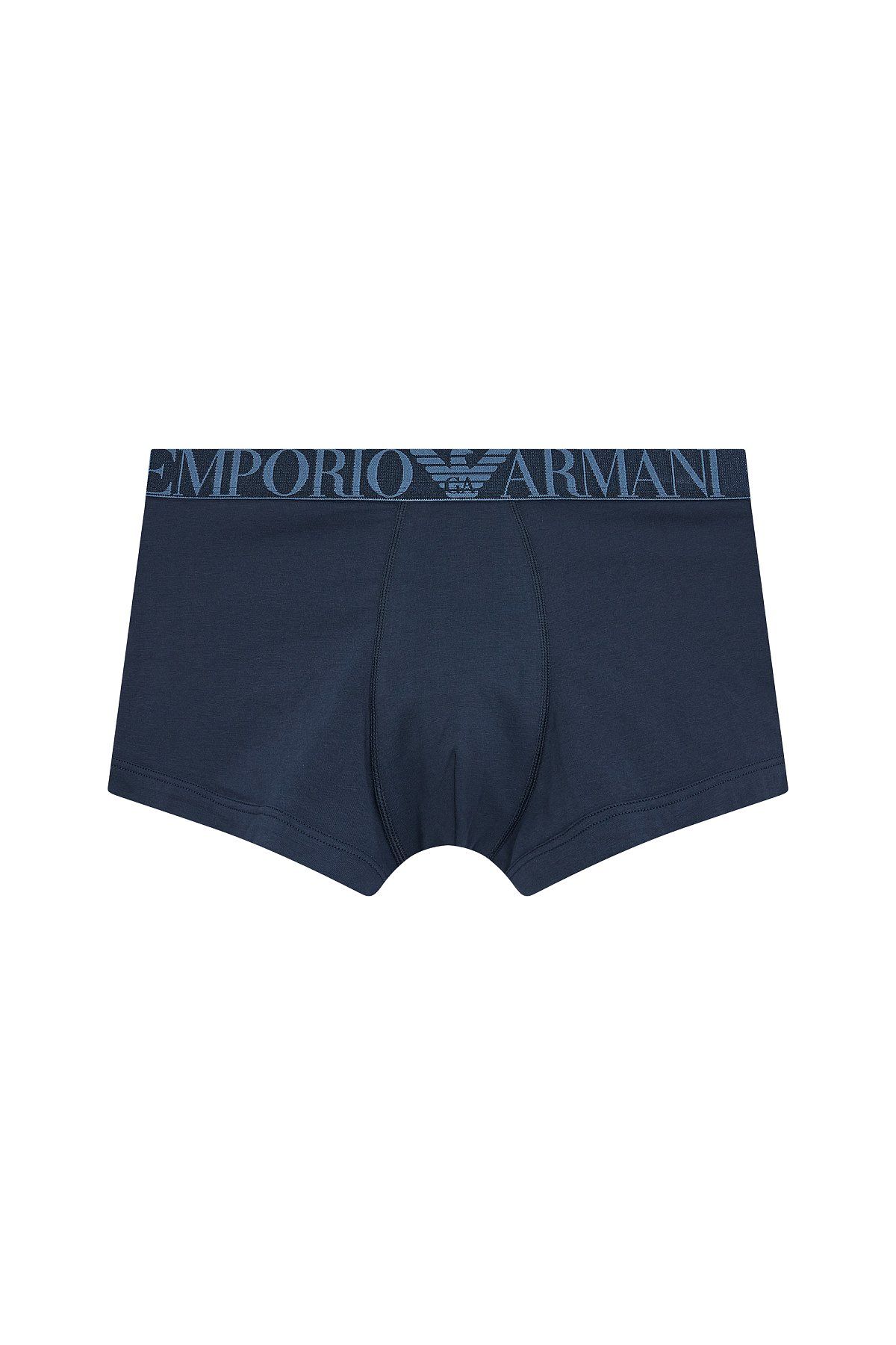엠포리오 아르마니 언더웨어(EMPORIO ARMANI UNDERWEAR) 남성 자카드 로고 밴드 드로즈_마린_0814112333