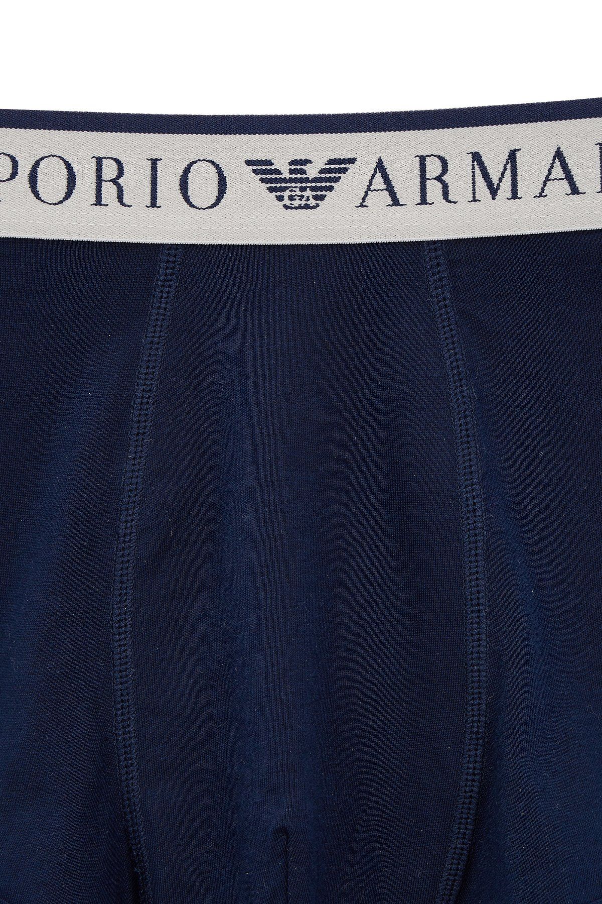 엠포리오 아르마니 언더웨어(EMPORIO ARMANI UNDERWEAR) 남성 이지 솔리드 코튼 드로즈_네이비_0814112059