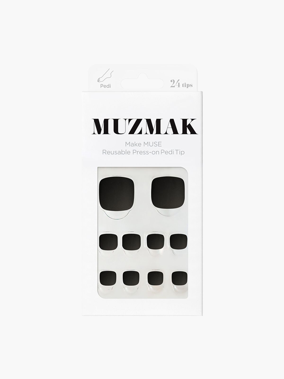 뮤즈마크(MUZMAK) 리유저블 페디팁 터프 블랙(페디)