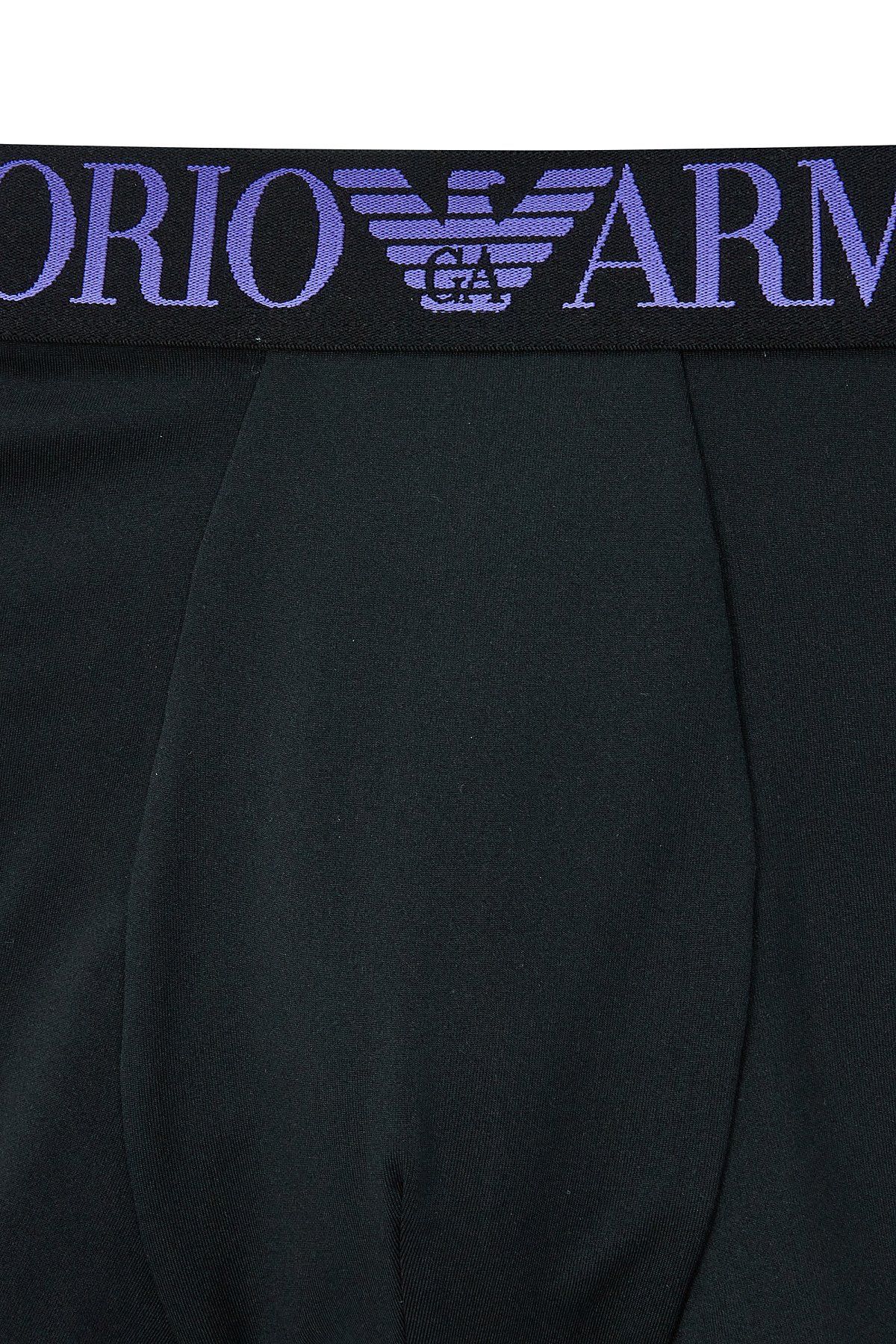 엠포리오 아르마니 언더웨어(EMPORIO ARMANI UNDERWEAR) 센터 빅 로고 밴딩 드로즈_블랙_0814112050