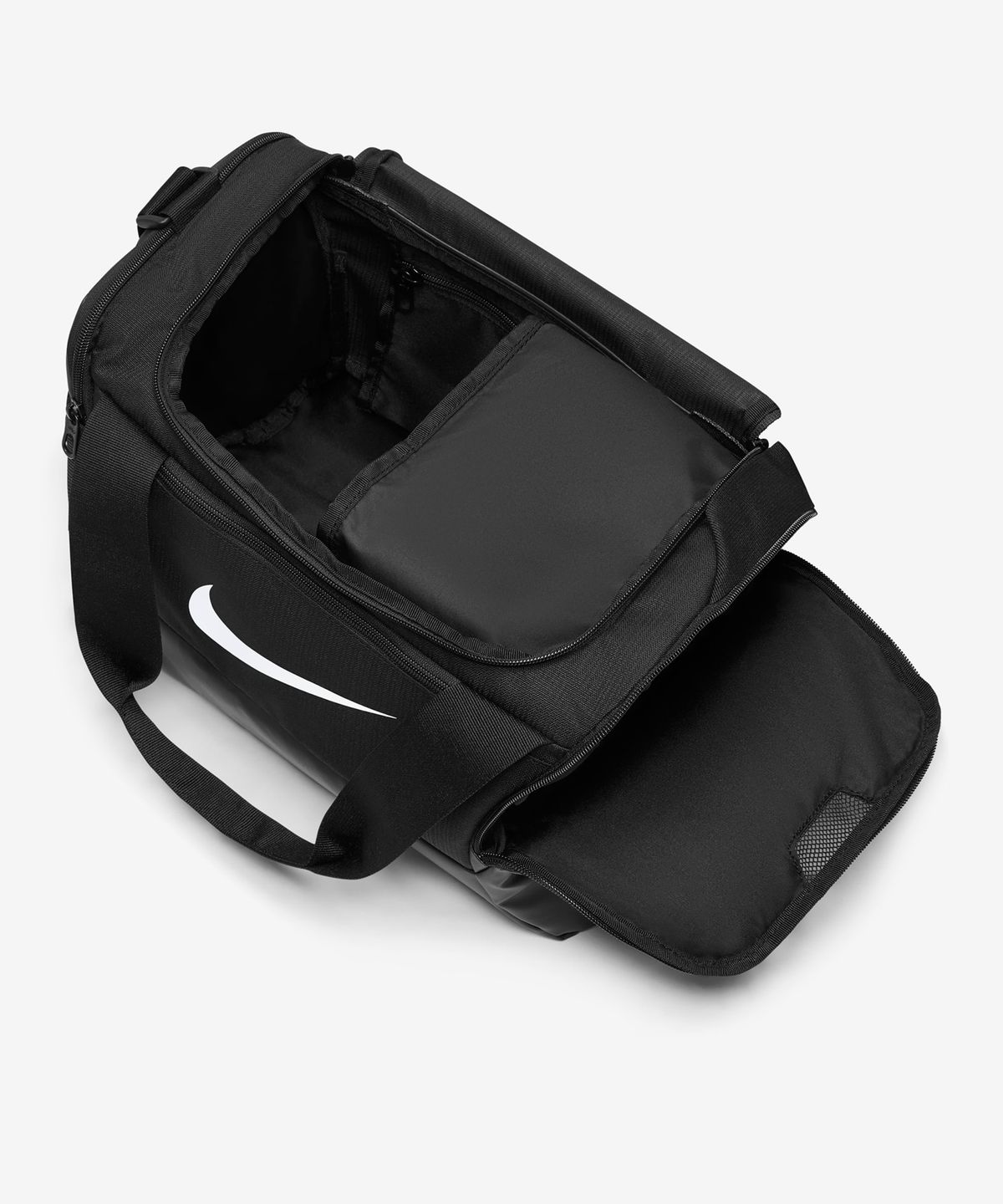 나이키(NIKE) 브라질리아 9.5 트레이닝 더플백(엑스트라 스몰, 25L) - 블랙:화이트 / DM3977-010