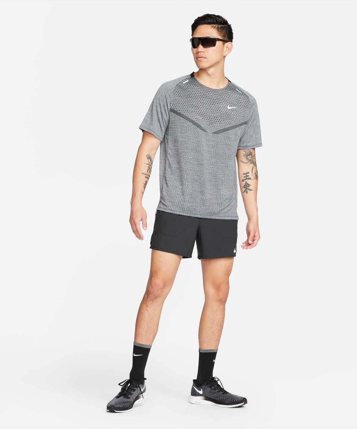 나이키(NIKE) 드라이 핏 스트라이드 5인치 브리프 라인드 러닝 쇼츠 M - 블랙 / DM4756-010
