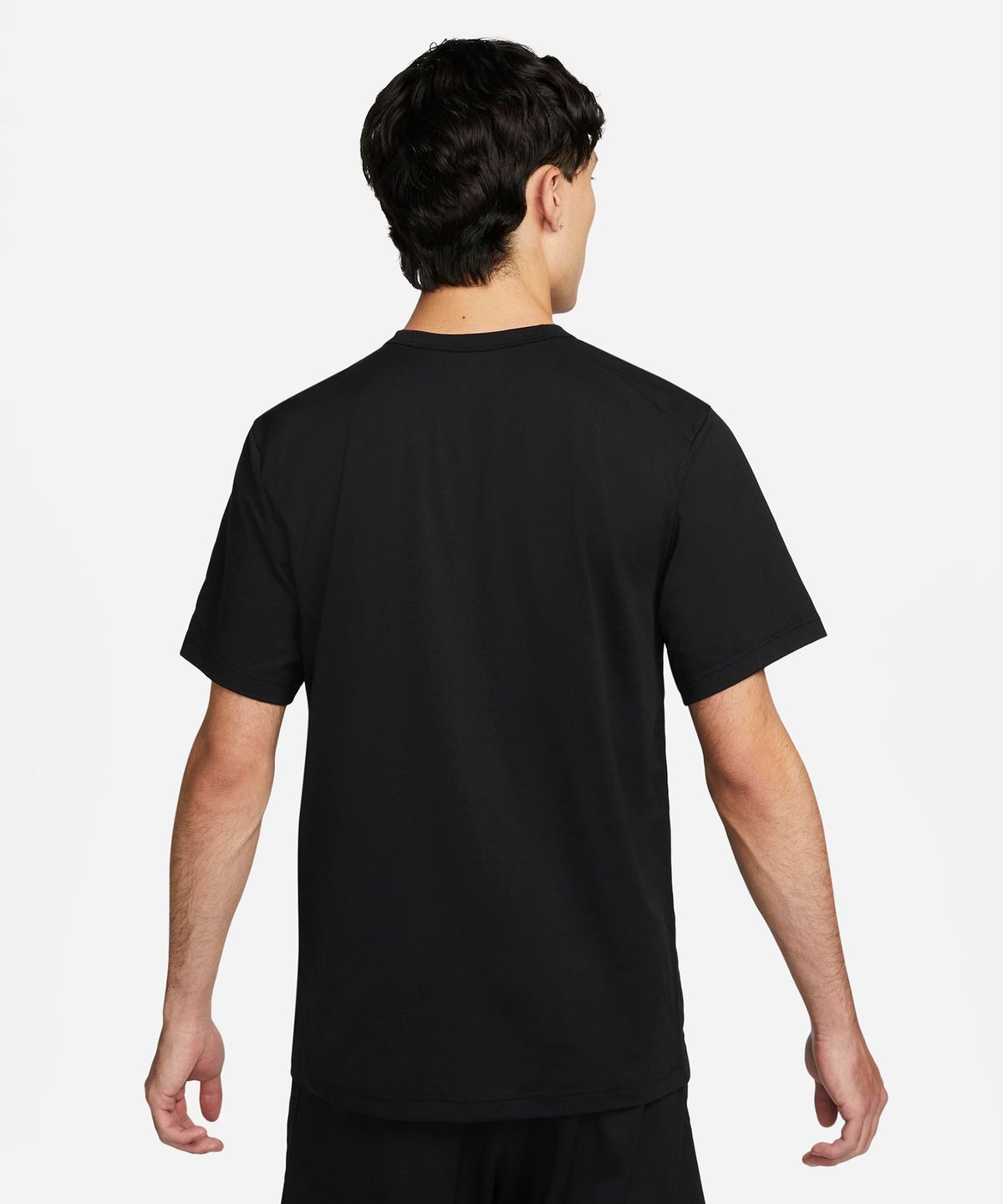 나이키(NIKE) 드라이 핏 UV 하이버스 반소매 피트니스 탑 M - 블랙:화이트 / DV9840-010