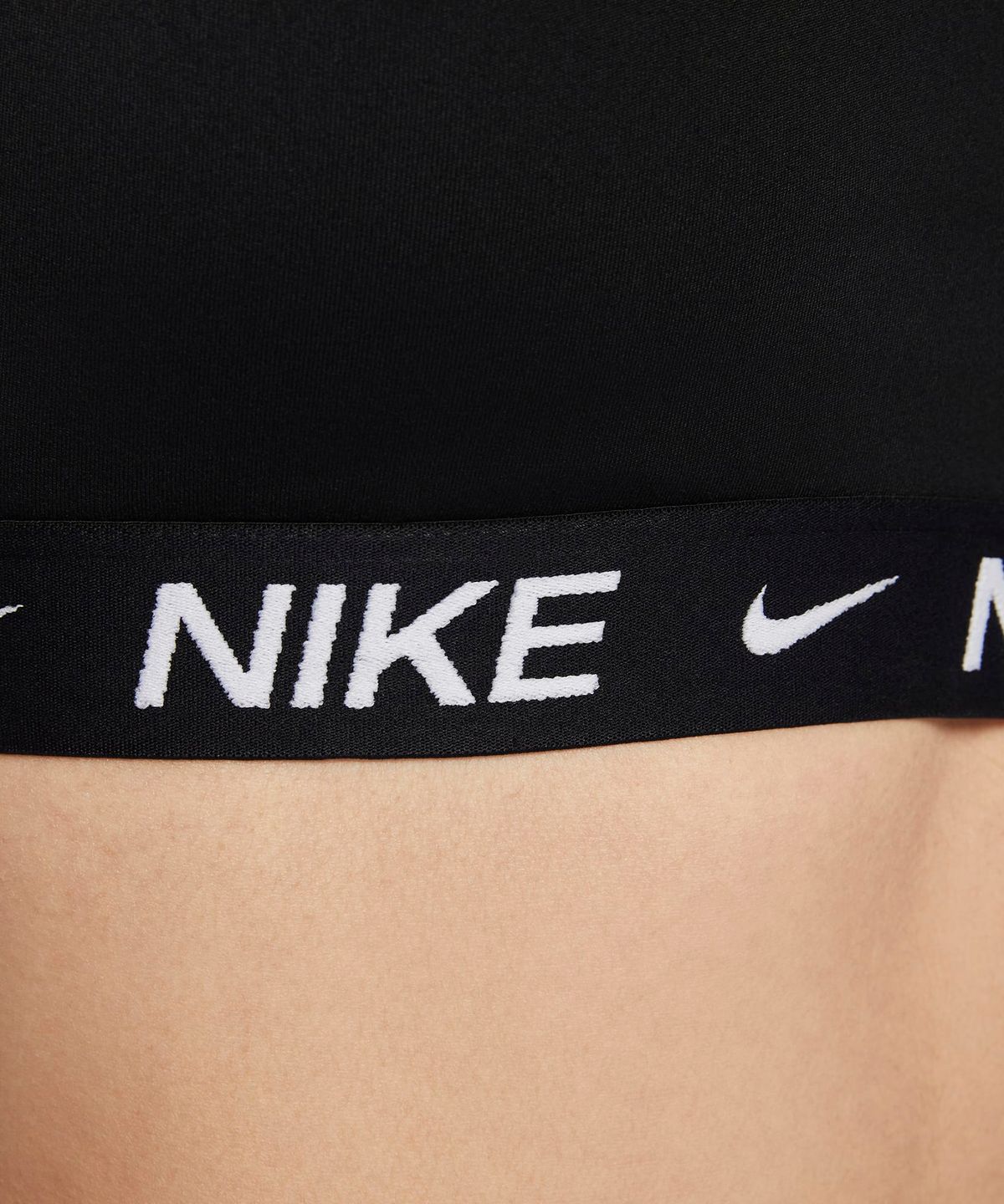 나이키(NIKE) 인디 라이트 서포트 패드 어저스터블 스포츠 브라 W - 블랙:화이트 / FD1063-011