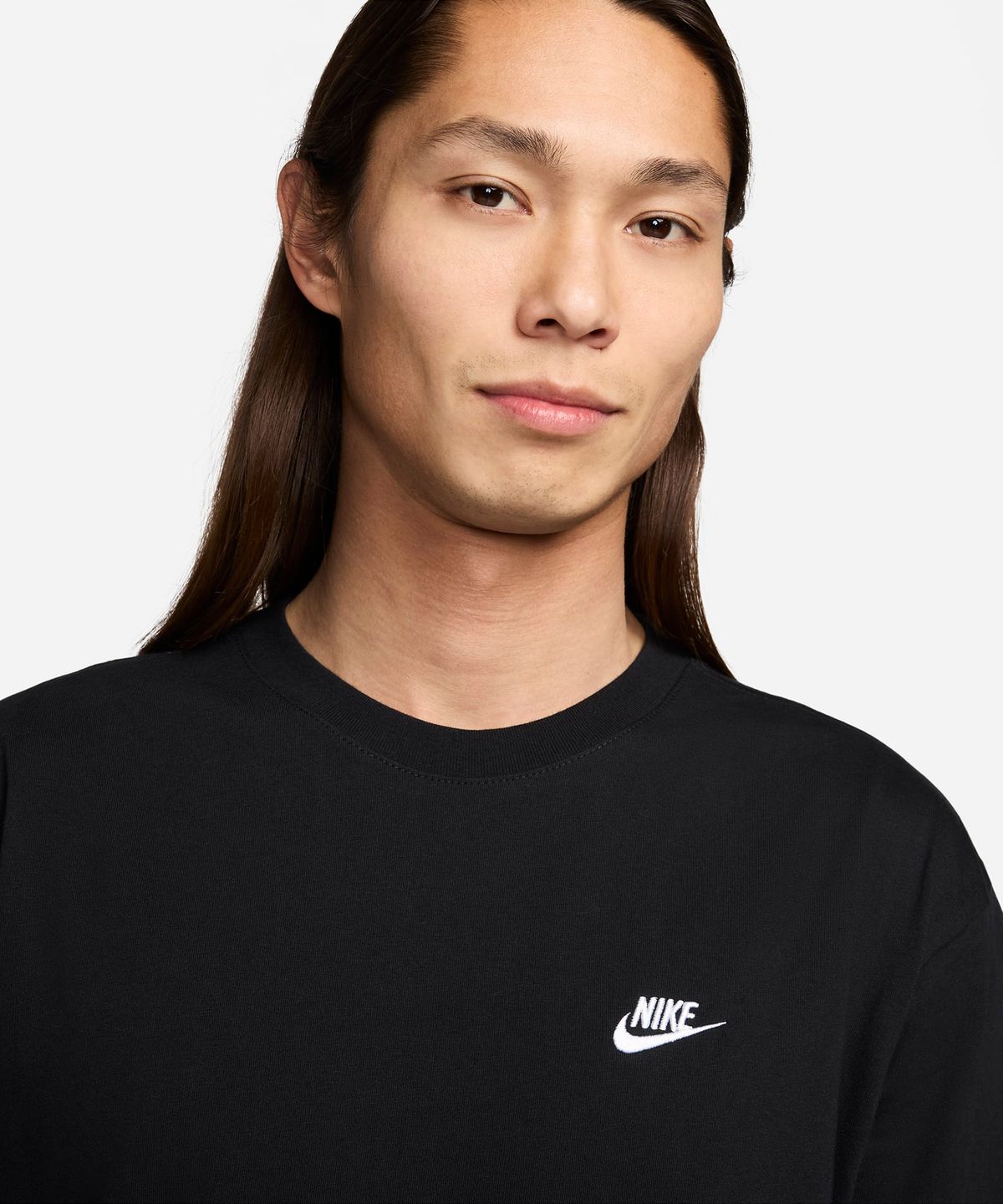 나이키(NIKE) 스포츠웨어 클럽 티셔츠 M - 블랙 / FV0376-010