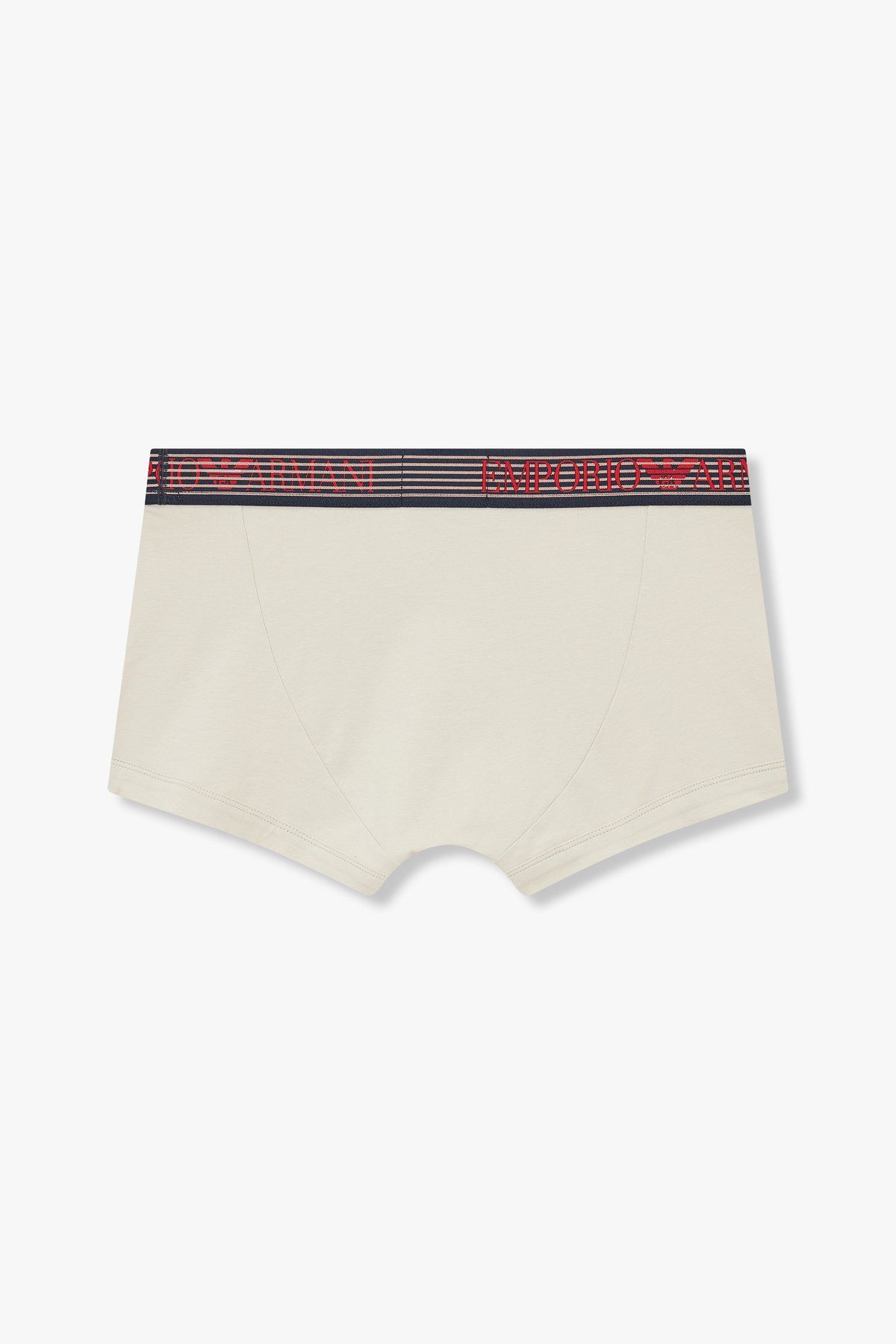 엠포리오 아르마니 언더웨어(EMPORIO ARMANI UNDERWEAR) 남성 스트라이프 로고 밴딩 드로즈_베이지_0814112046