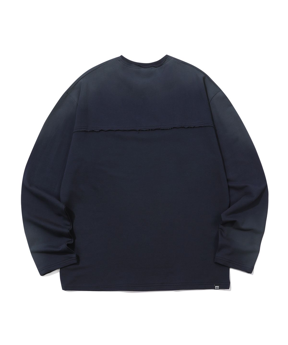 에피소드 언타이틀(EPISODE UNTITLED) HAND SPRAY LOGO PRINTING LONG SLEEVES_NAVY