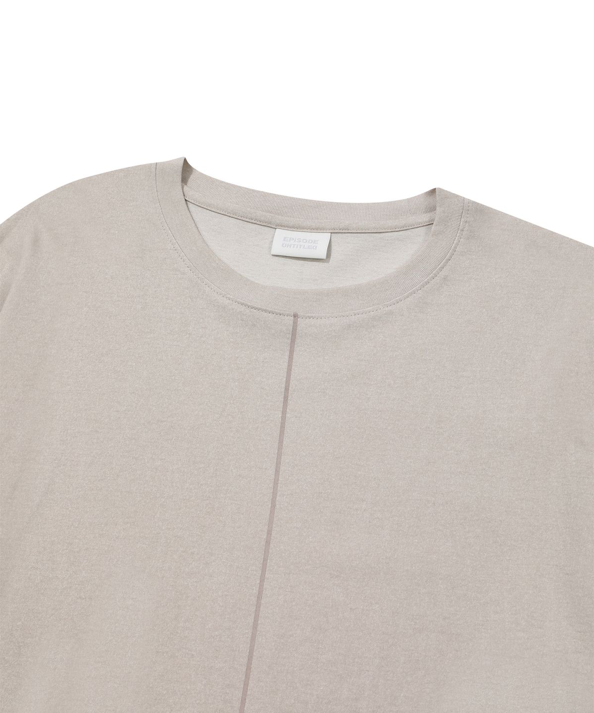 에피소드 언타이틀(EPISODE UNTITLED) LOGO PRINTING CUTTING LONG SLEEVES_BEIGE