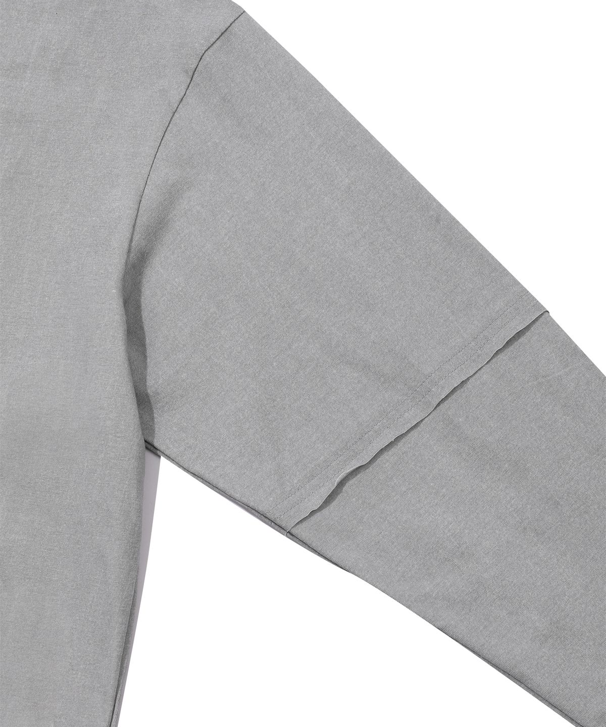 에피소드 언타이틀(EPISODE UNTITLED) LOGO PRINTING CUTTING LONG SLEEVES_GRAY