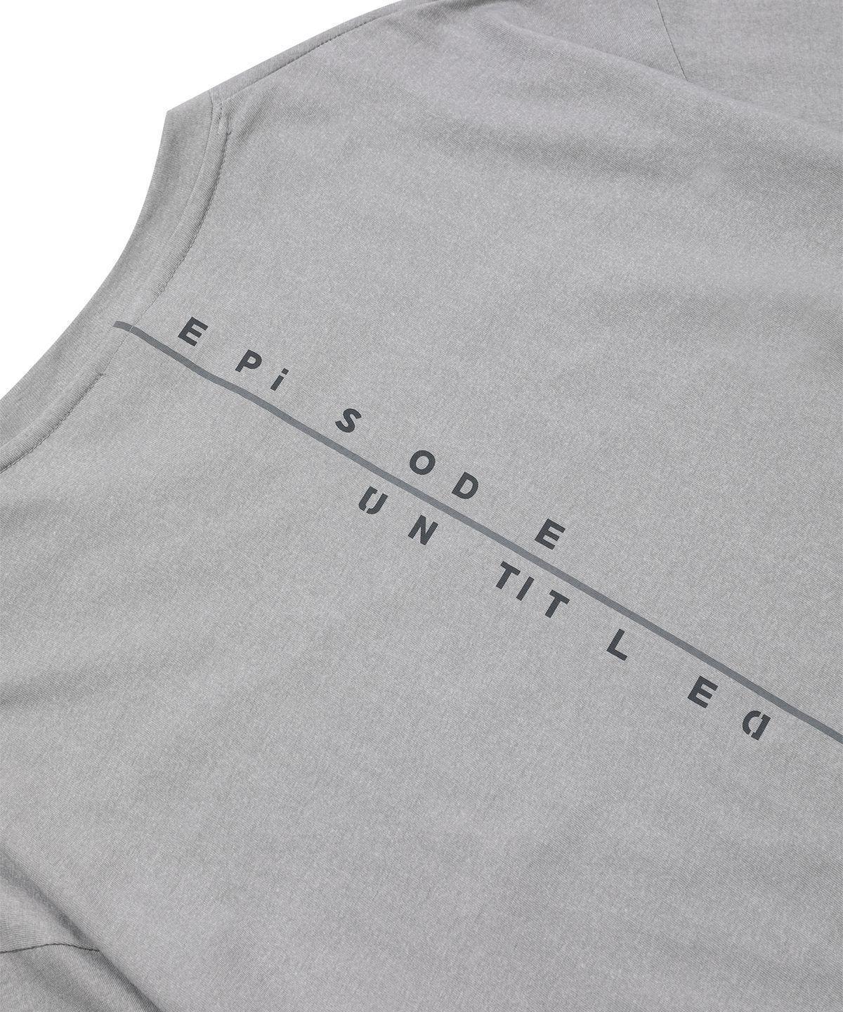 에피소드 언타이틀(EPISODE UNTITLED) LOGO PRINTING CUTTING LONG SLEEVES_GRAY
