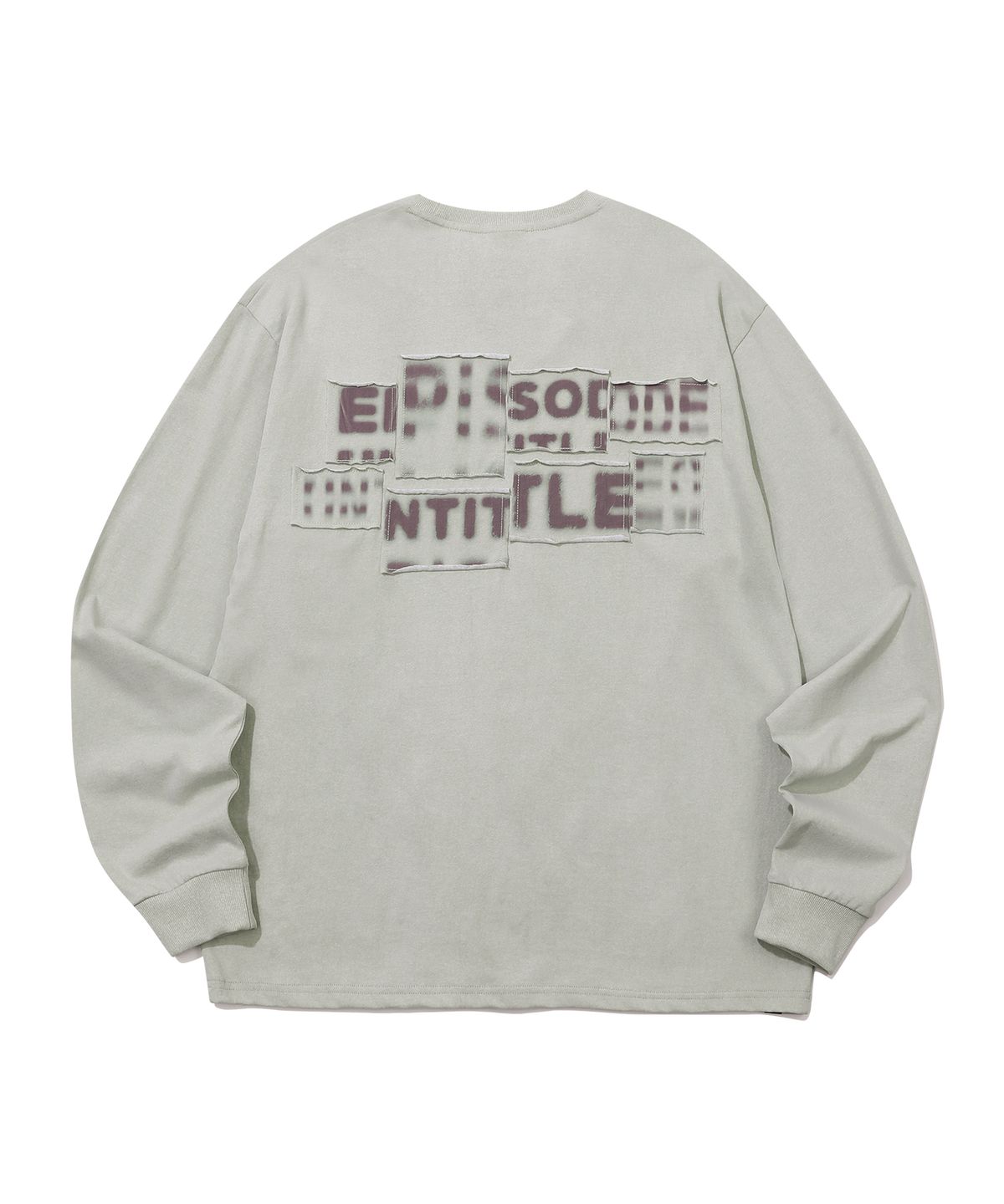 에피소드 언타이틀(EPISODE UNTITLED) PRINTING PATCH PIGMENT LONG SLEEVES_KHAKI