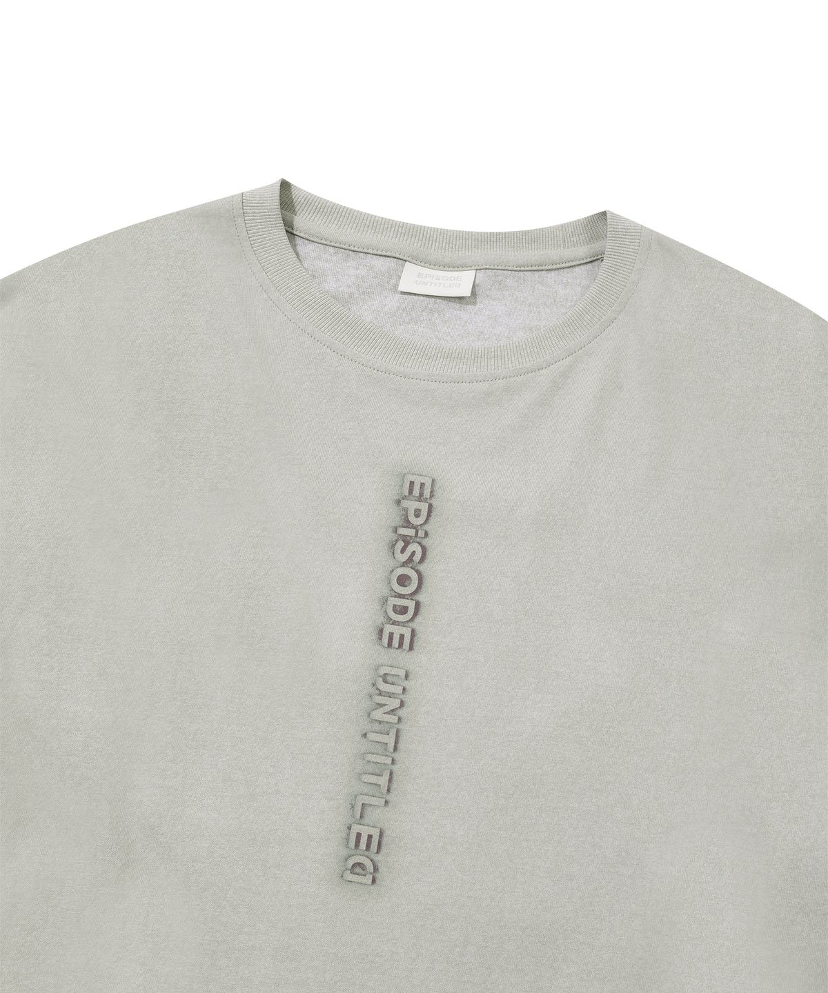 에피소드 언타이틀(EPISODE UNTITLED) PRINTING PATCH PIGMENT LONG SLEEVES_KHAKI