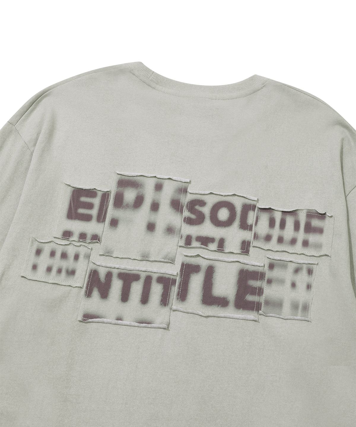 에피소드 언타이틀(EPISODE UNTITLED) PRINTING PATCH PIGMENT LONG SLEEVES_KHAKI