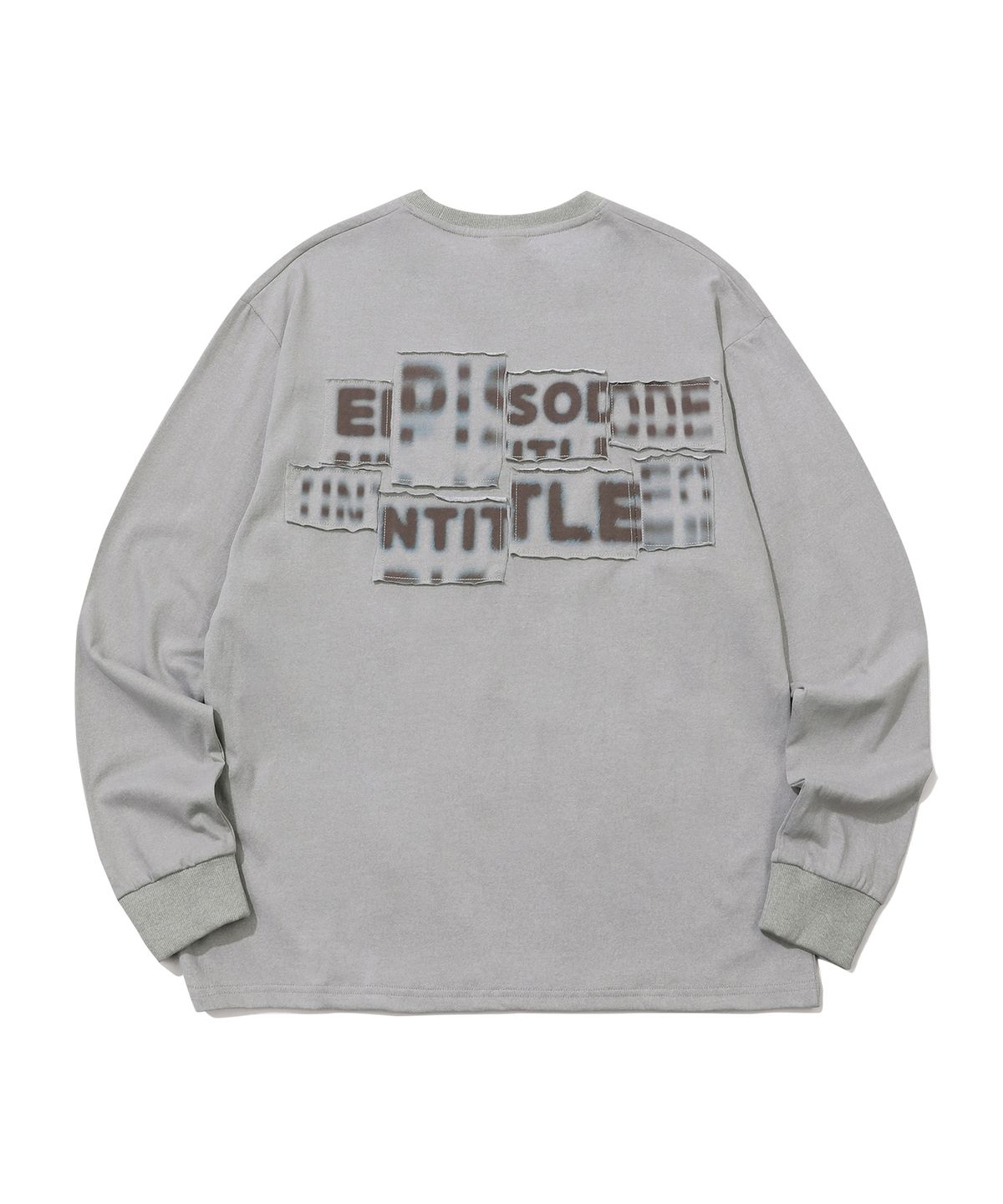 에피소드 언타이틀(EPISODE UNTITLED) PRINTING PATCH PIGMENT LONG SLEEVES_SAND