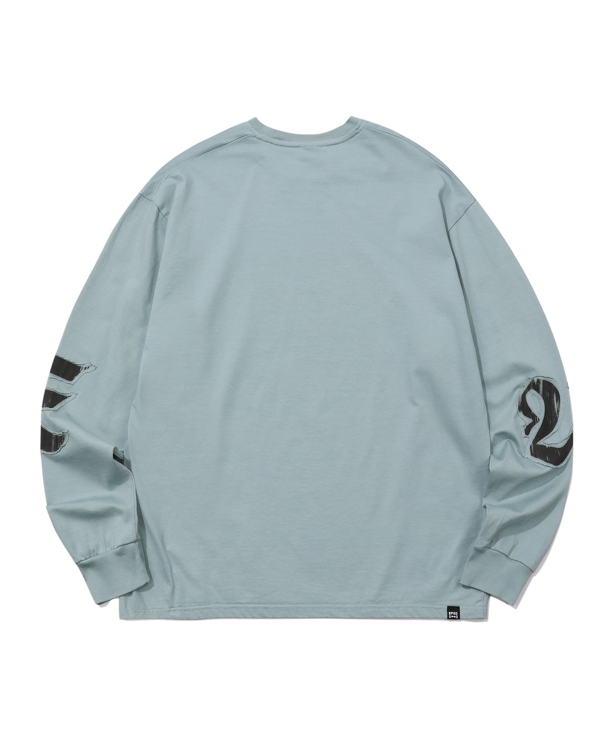 에피소드 언타이틀(EPISODE UNTITLED) CUTTING PRINTING PATCH LONG SLEEVES_BLUE