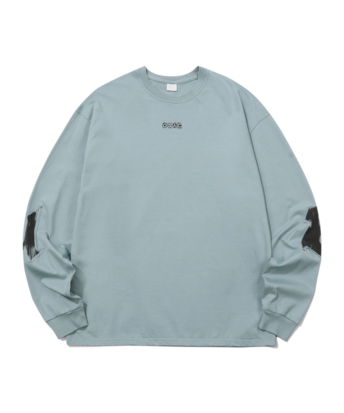 에피소드 언타이틀(EPISODE UNTITLED) CUTTING PRINTING PATCH LONG SLEEVES_BLUE