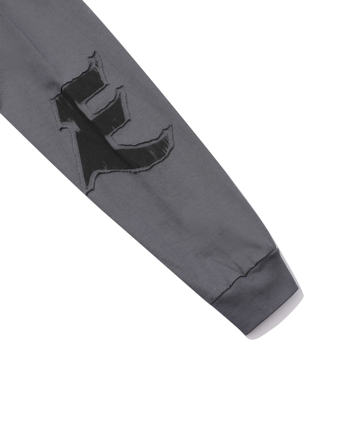 에피소드 언타이틀(EPISODE UNTITLED) CUTTING PRINTING PATCH LONG SLEEVES_GREY