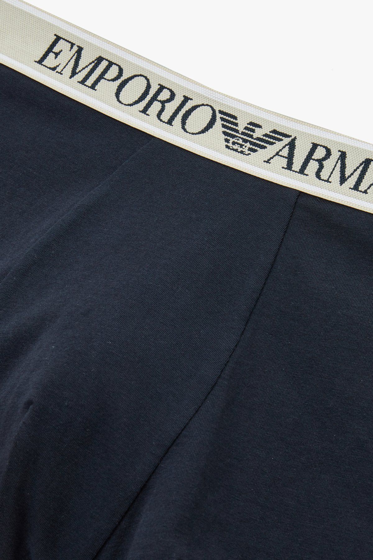 엠포리오 아르마니 언더웨어(EMPORIO ARMANI UNDERWEAR) 남성 텍스처드 로고 밴딩 드로즈_마린_0814112042