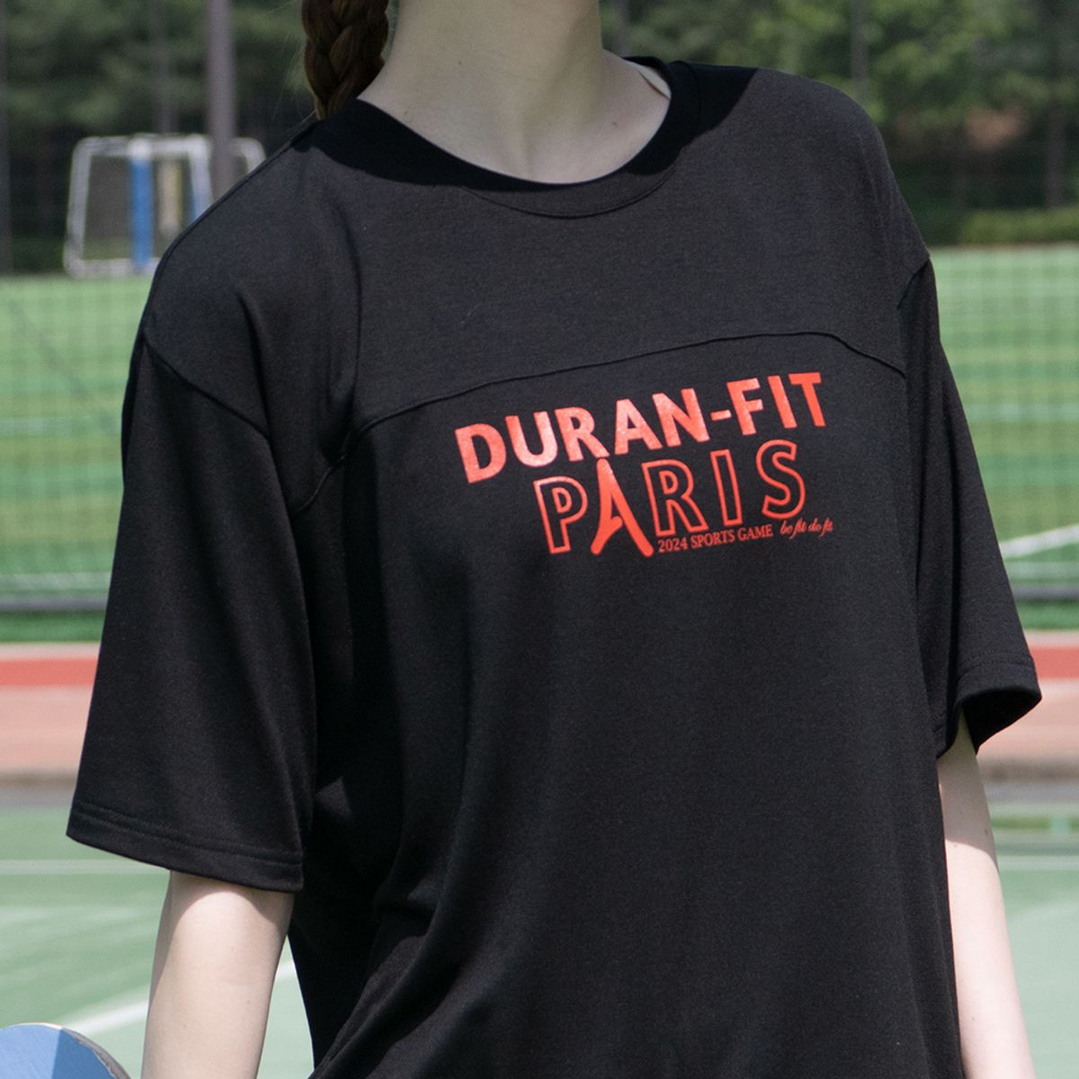 뒤란(DURAN) 올데이 오버핏 커버업 로고 티셔츠 DTF4W-3073 4colors