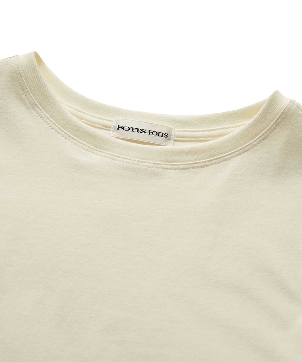 포츠포츠(FOTTSFOTTS) 24SS 스쿱 티 - 레몬/SCOOP TEE / LEMON