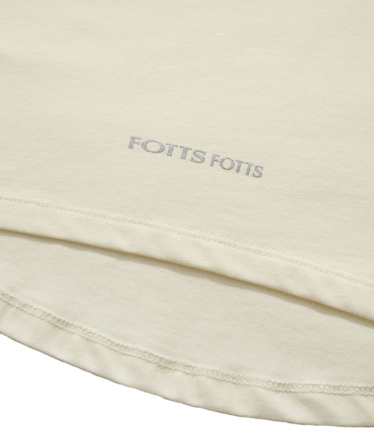포츠포츠(FOTTSFOTTS) 24SS 스쿱 티 - 레몬/SCOOP TEE / LEMON