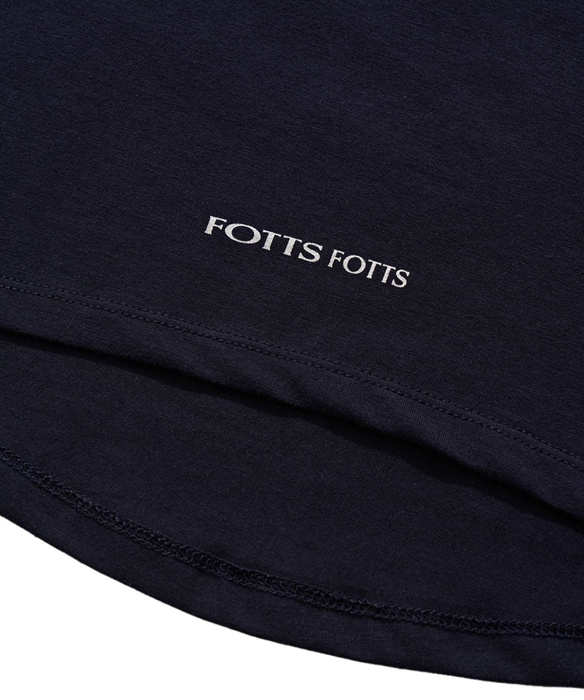 포츠포츠(FOTTSFOTTS) 24SS 스쿱 티 - 네이비/SCOOP TEE / NAVY