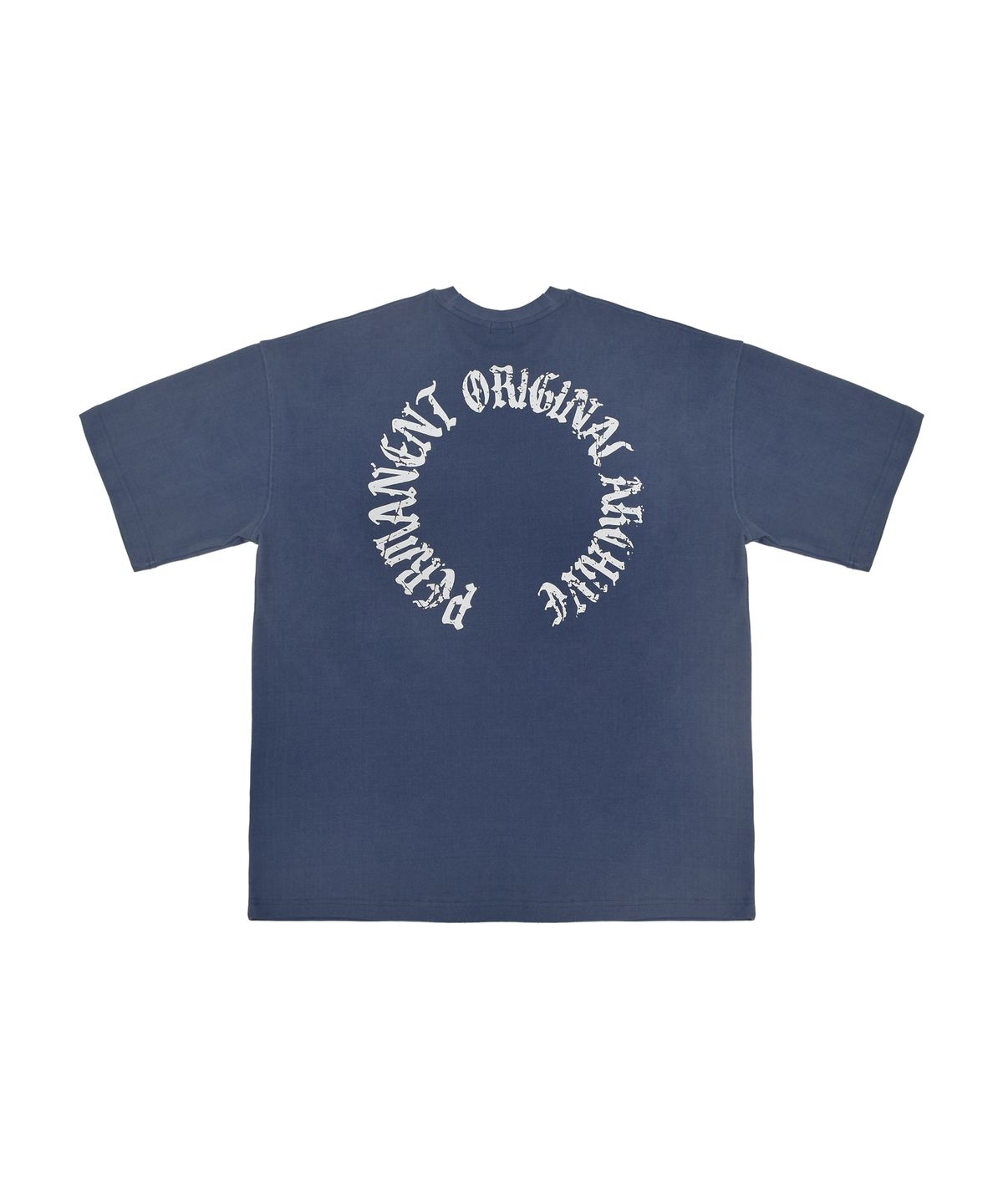 퍼머넌트 아카이브(permanentarchive) PIGMENT ARCH LOGO T-SHIRT (BLUE)