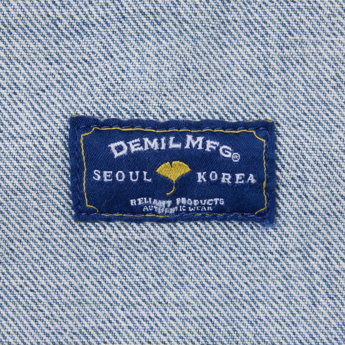 데밀(DEMIL) LOT.062 파이오니어 자켓 라이트 인디고 셀비지