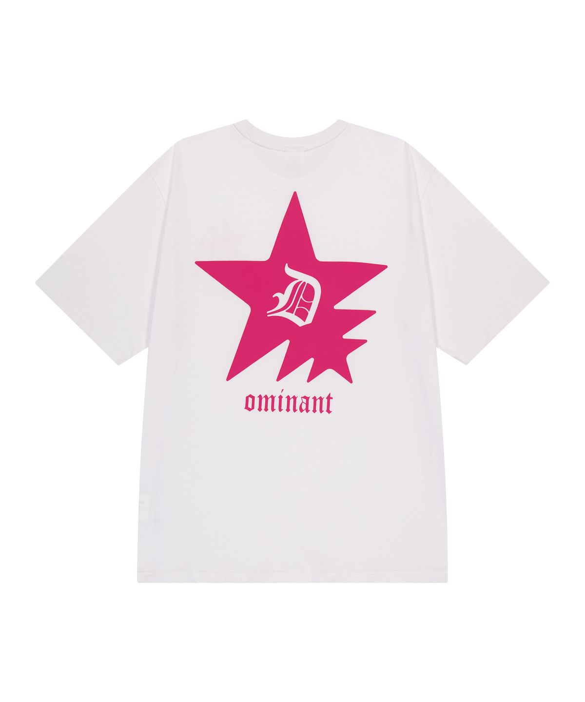 도미넌트(DOMINANT) STAR LOGO T-SHIRTS WHITE