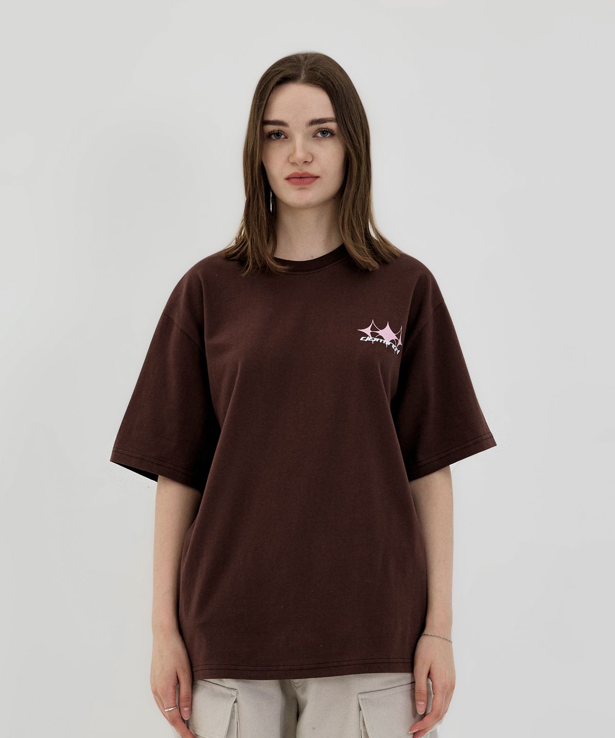 도미넌트(DOMINANT) SPADE T-SHIRT BROWN