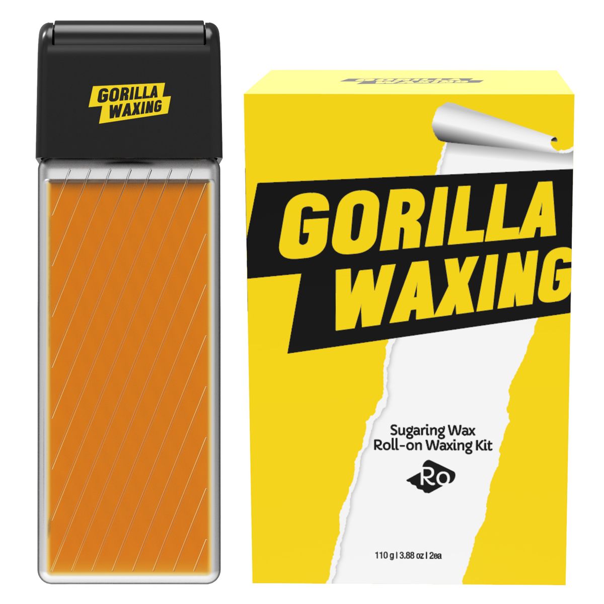 퍼플고릴라(PURPLEGORILLA) 고릴라왁싱 슈가링왁스 롤온 왁싱키트 2입