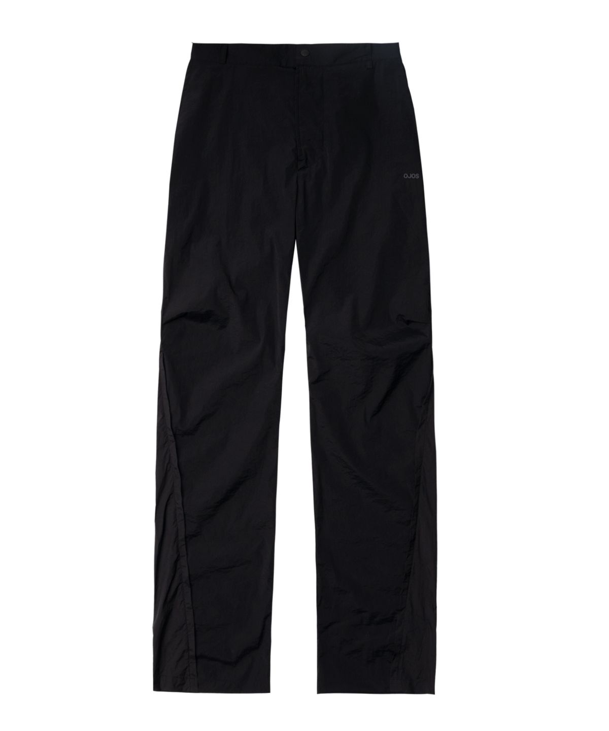 오호스(OJOS) Mesh Parting Nylon Pants / Black