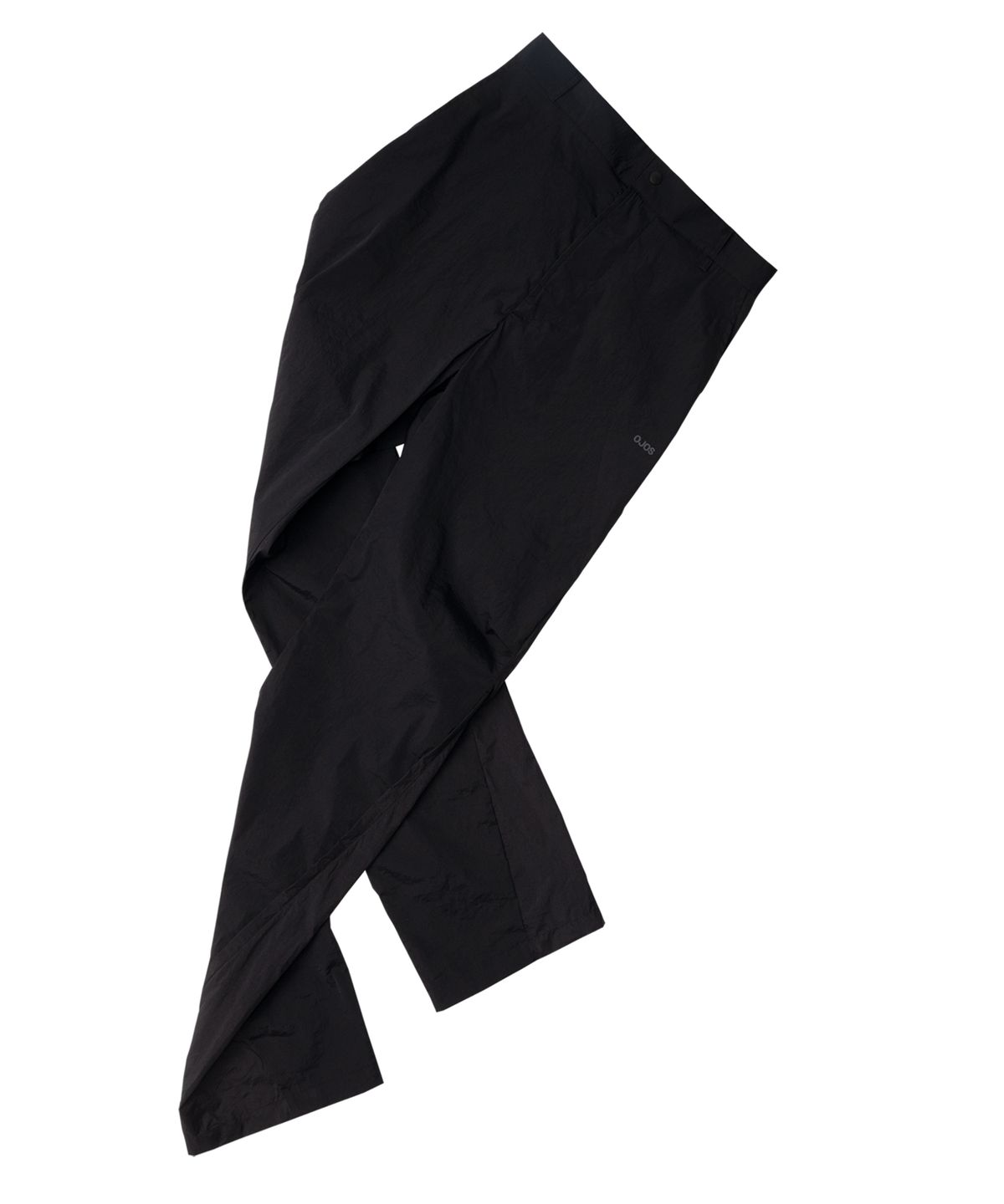 오호스(OJOS) Mesh Parting Nylon Pants / Black