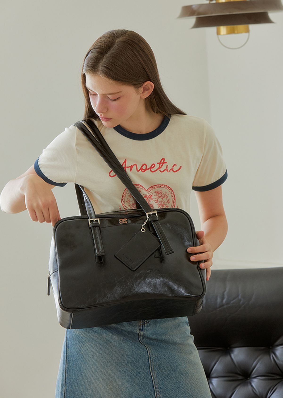 아노에틱(ANOETIC) SQUARE MULTI SHOULDER BAG_BLACK