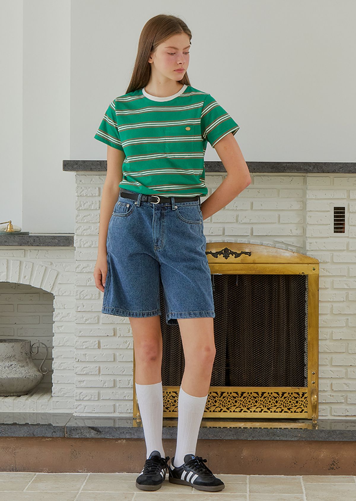 아노에틱(ANOETIC) BERMUDA DENIM PANTS