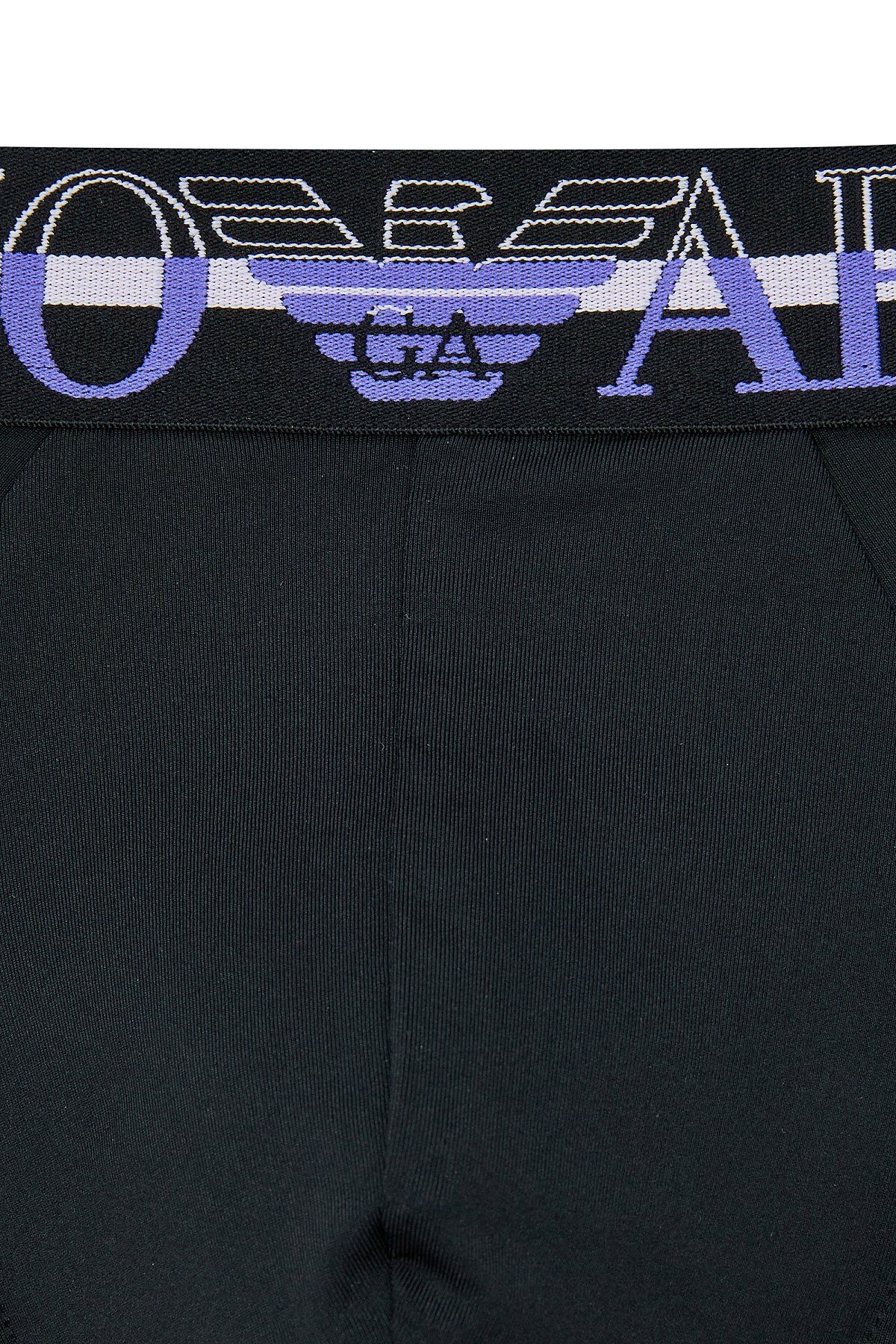엠포리오 아르마니 언더웨어(EMPORIO ARMANI UNDERWEAR) 남성 라인 로고 밴딩 브리프_블랙_0814111042