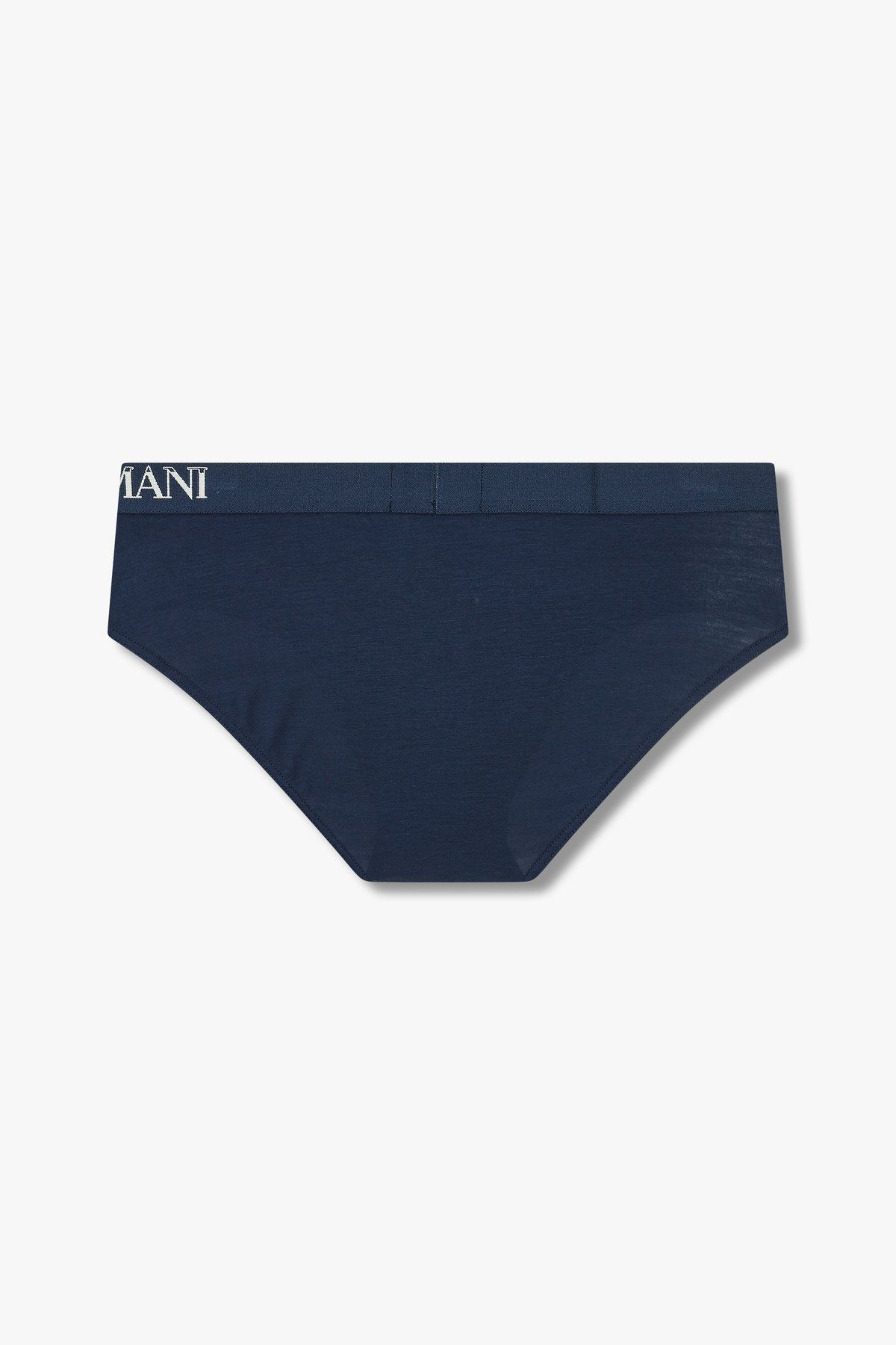 엠포리오 아르마니 언더웨어(EMPORIO ARMANI UNDERWEAR) 남성 사이드 로고 밴딩 브리프_마린_0814111060