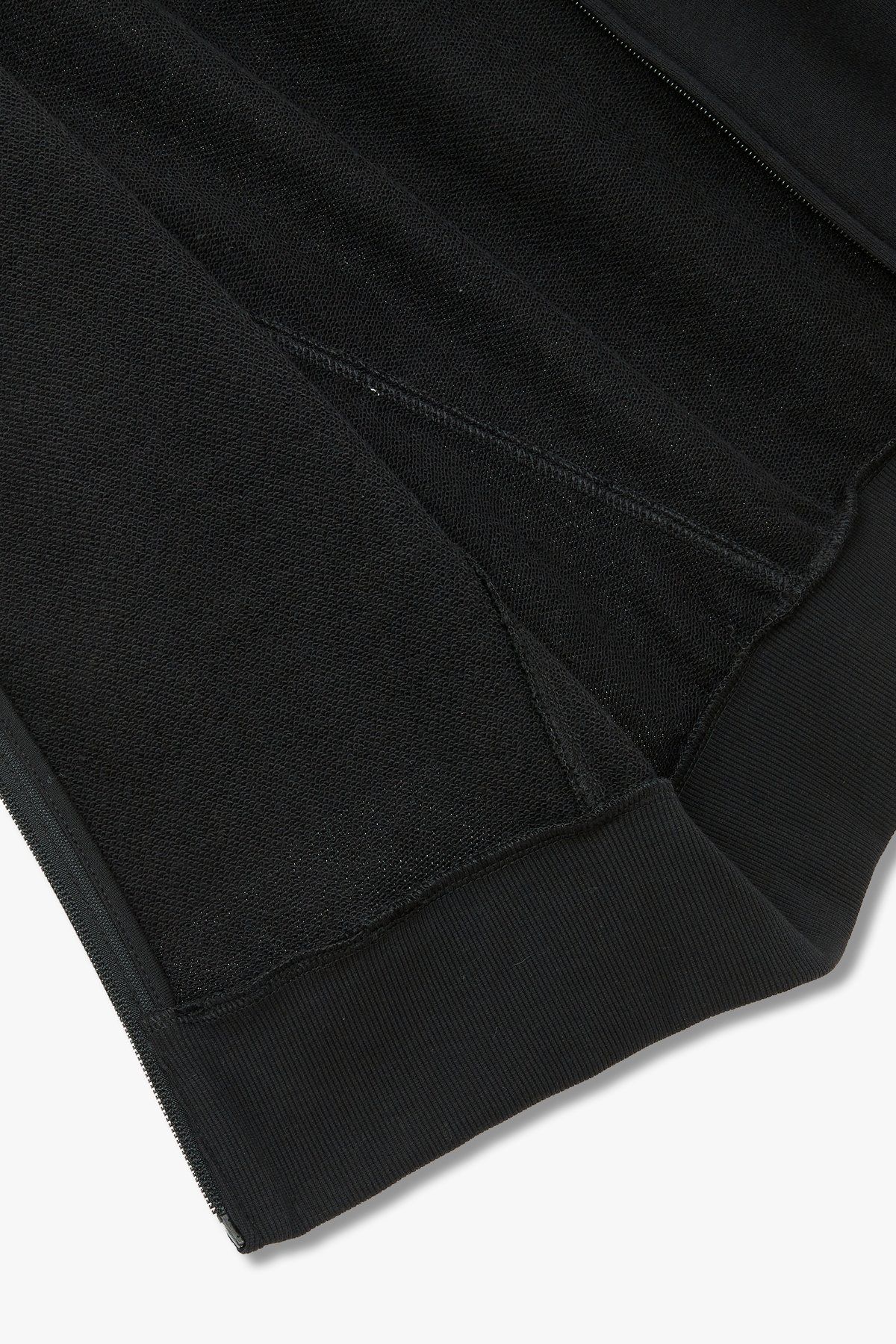 엠포리오 아르마니 언더웨어(EMPORIO ARMANI UNDERWEAR) 여성 이글 로고 라운지 후드 집업_블랙_0824138501