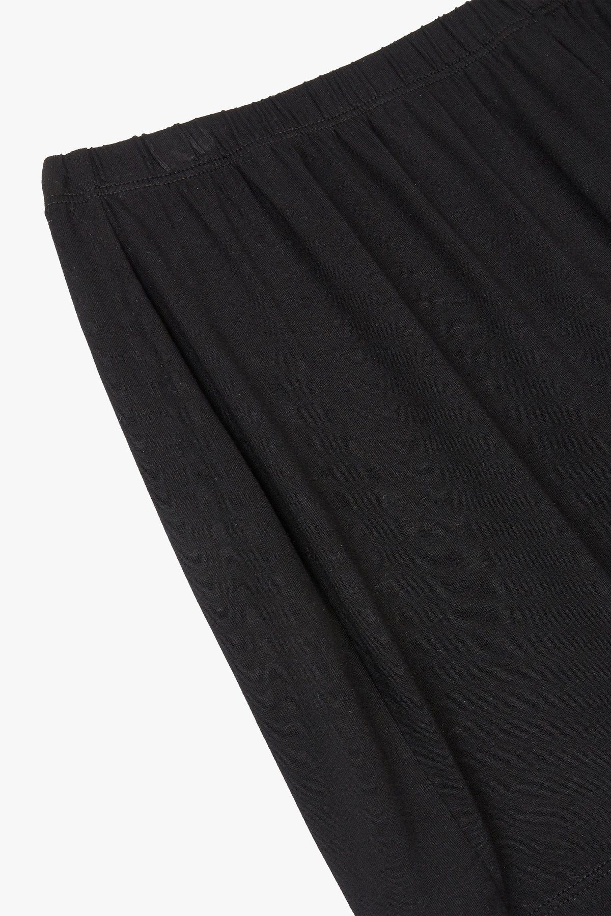 엠포리오 아르마니 언더웨어(EMPORIO ARMANI UNDERWEAR) 여성 루즈핏 레이온 라운지 쇼츠_블랙_0824131505